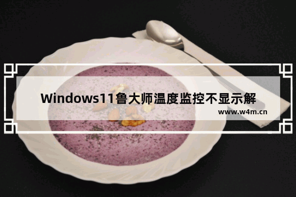 如何解决Windows 11中鲁大师温度监控不显示的问题？