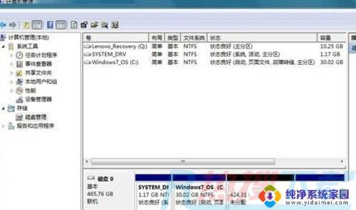 如何对Windows 7操作系统的磁盘进行分区？