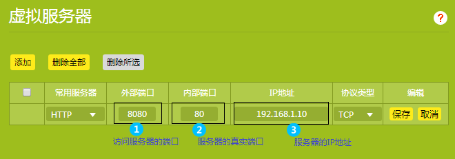 服务器开通外网端口号