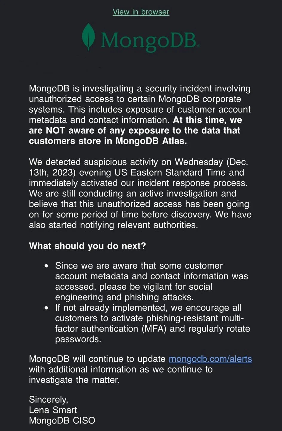 MongoDB IOTA.99000003未授权破绽，如何应对这一安全威胁？  第1张