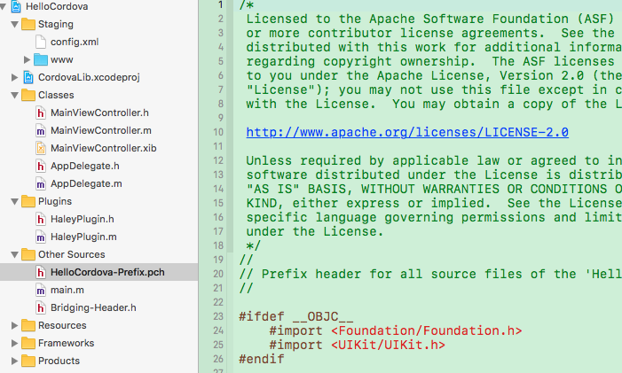 cordova js调用ios