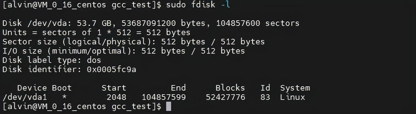 c查看磁盘linux