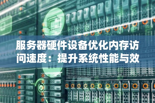 如何优化存储网络服务器的配置以提升性能？