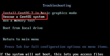 Centos6.8如何进入救援模式?