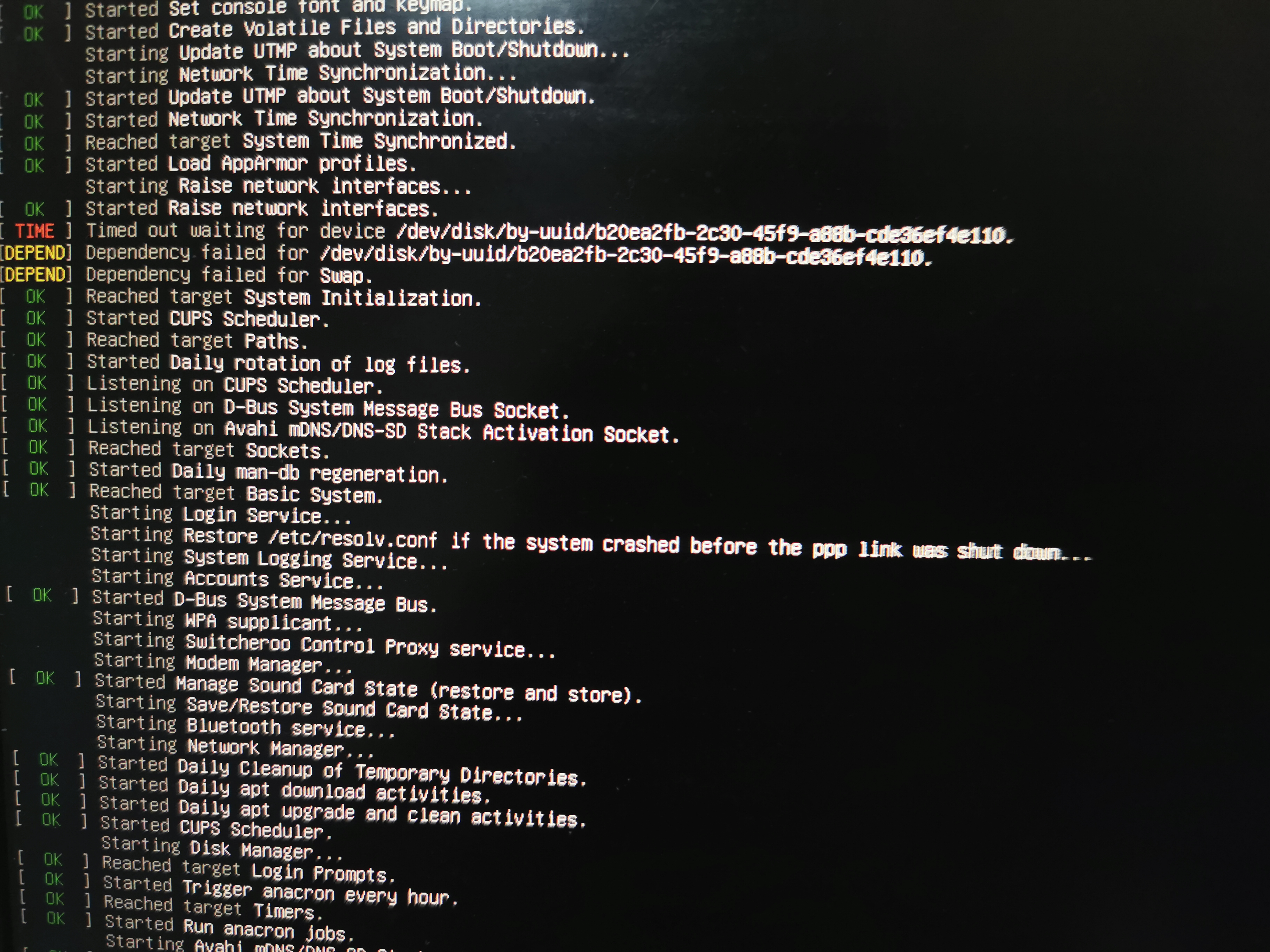 debian 无法启动服务器  第1张