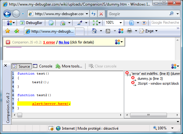debugbar 怎么调试js