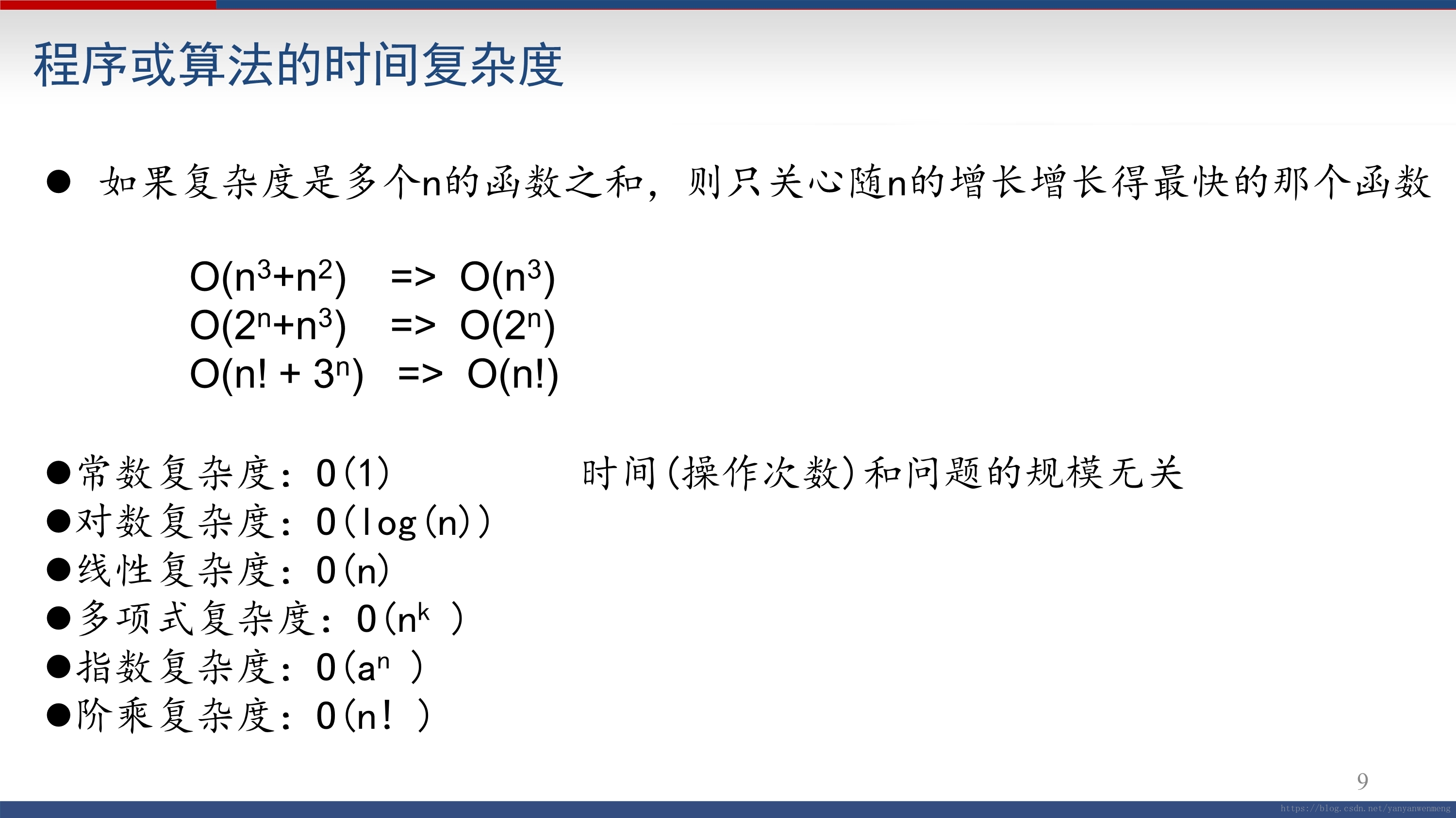 时间复杂度for(j=1;j