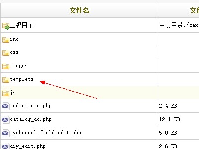 dede网站模板页在什么文件夹  第1张