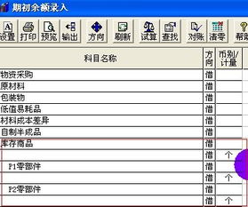 存货期初数据录入  第1张