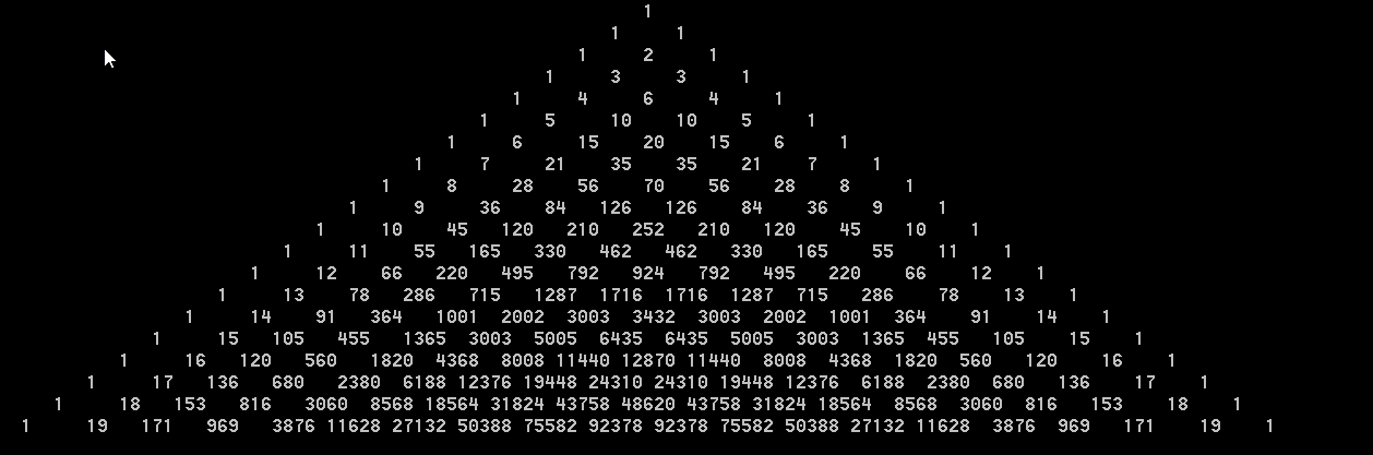 python杨辉三角 _Python