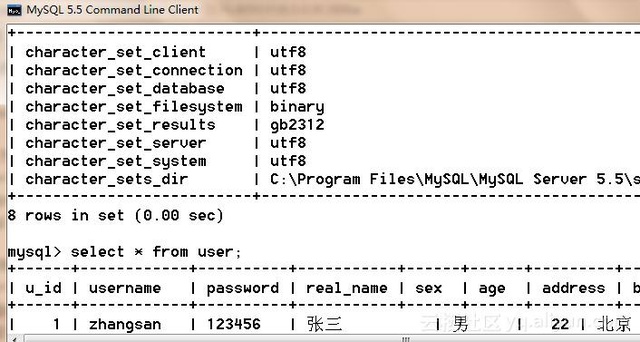 mysql查询中文字段不显示  第1张