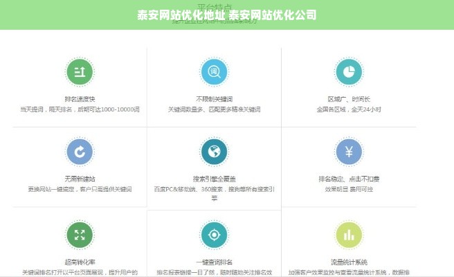 泰安网站推广优化