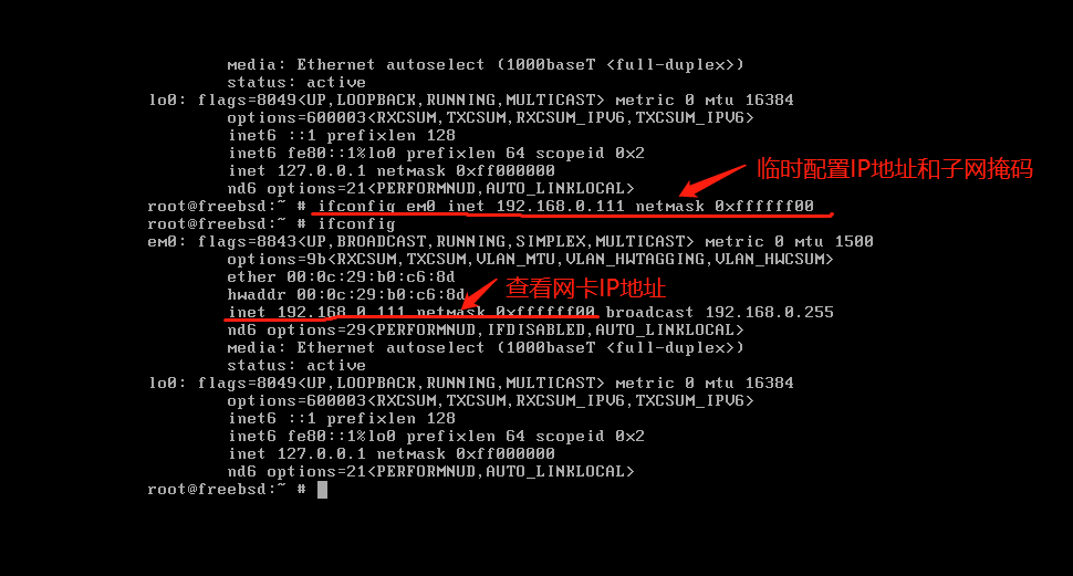 FreeBSD中怎么配置网络设置  第1张