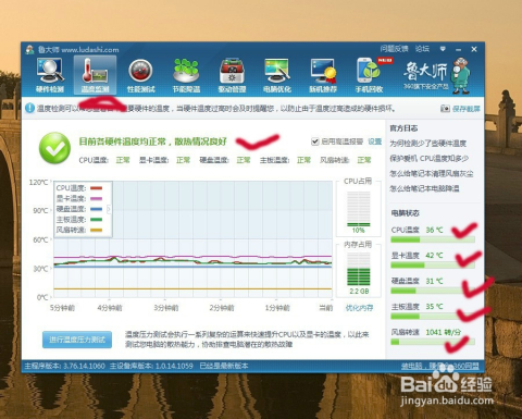 如何检测CPU的温度？