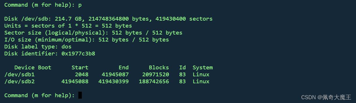 如何使用fdisk在Linux系统中进行分区操作？  第1张