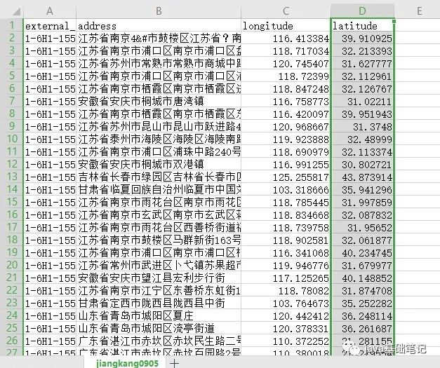 C地图如何调用数据库中的经纬度数据？  第1张