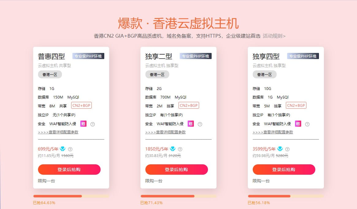 香港云虚拟主机购买可以干什么  第1张