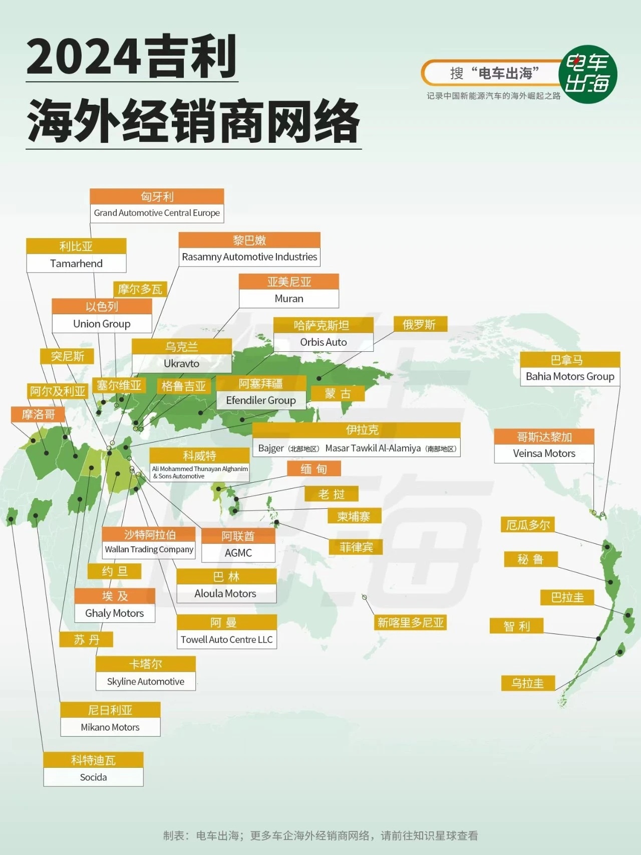 吉利汽车销售网络  第1张