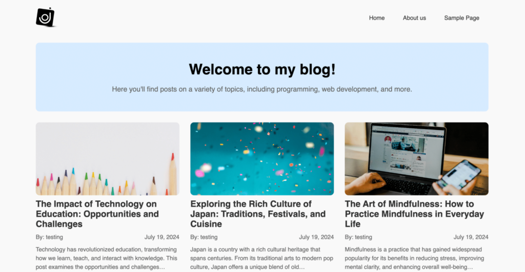 wordpress 博客 主题  第1张