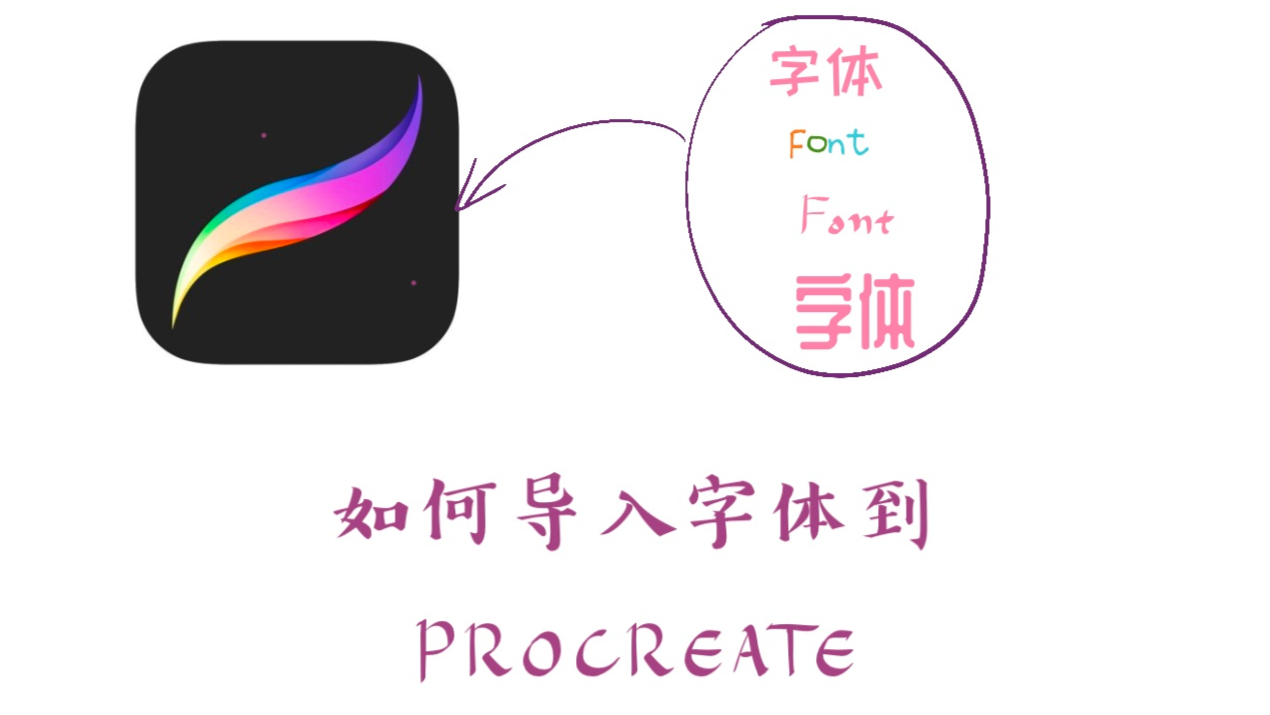 procreate字体导入后在哪里-procreate字体导入后位置介绍  第1张