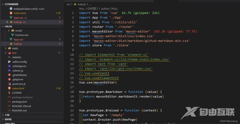 vue webpack cdn