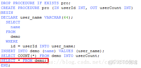 关于MyBatis使用MySQL存储过程返回值的处理疑问  第1张