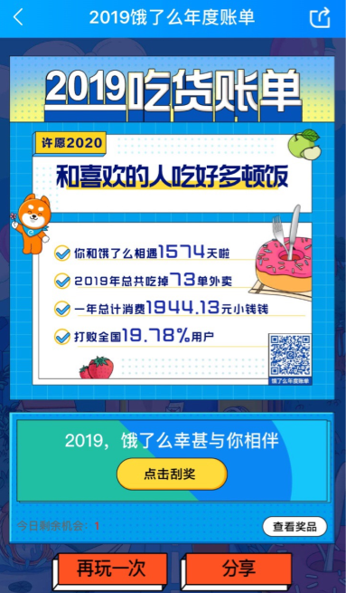2020饿了么年度账单入口-2020饿了么年度账单在哪里看  第1张