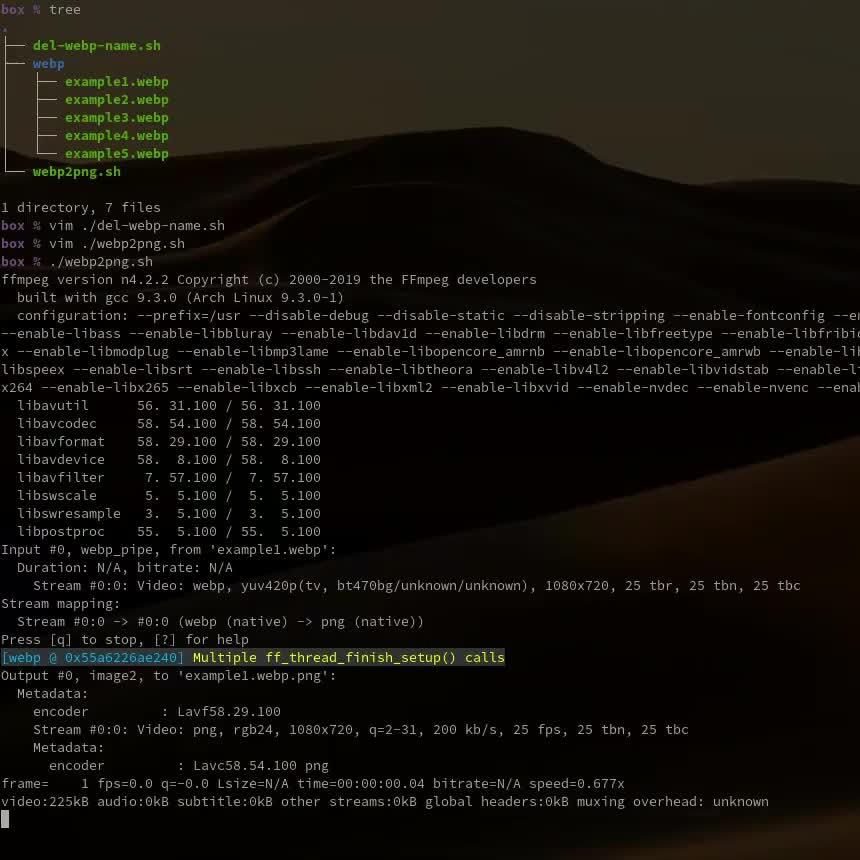 Linux下PNG、JEPG、JPG、Webp图片格式互转