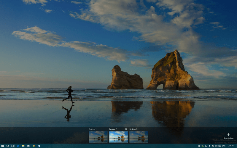 如何在Windows 10中创建一个包含多张图片的桌面主题？  第1张