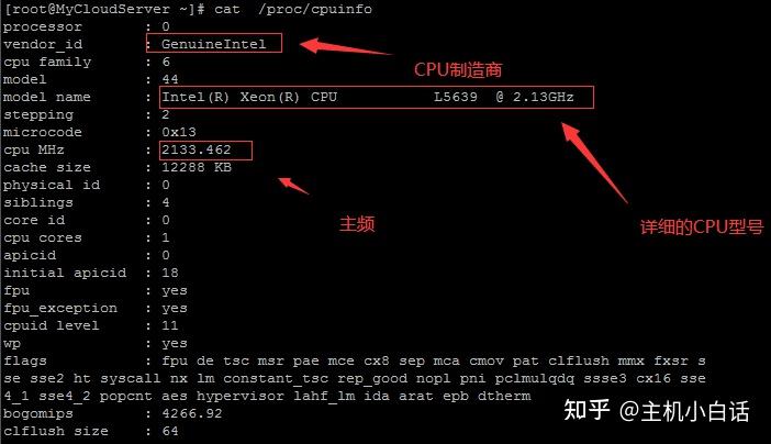 如何在CentOS系统中查看服务器CPU信息？