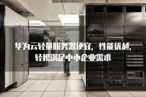 优质性价比，专注助力中小企业发展的廉价云服务器解决方案 (廉价云服务器)  第1张