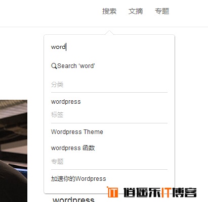 wordpress搜索功能  第1张
