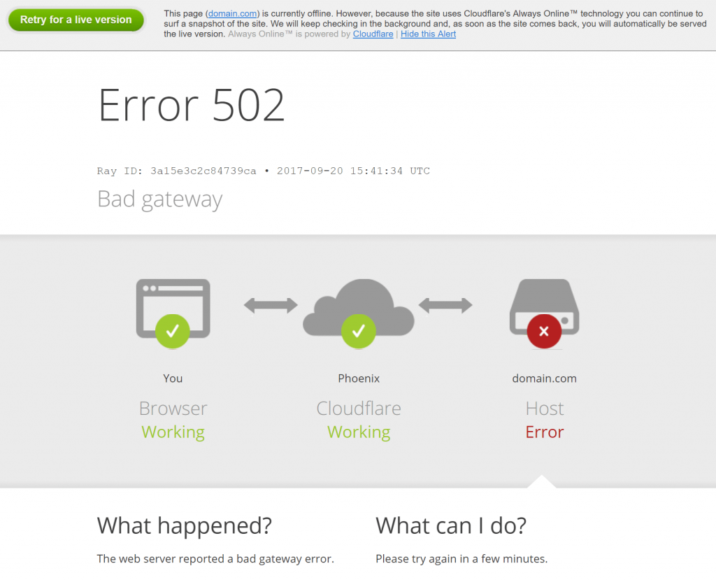 如何解决频繁出现的502 Bad Gateway错误？