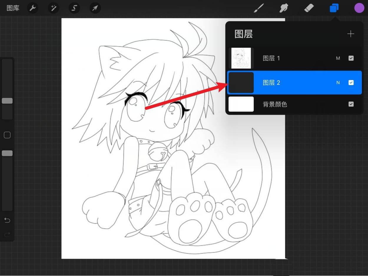 procreate怎么提取线稿-procreate提取线稿教程  第1张