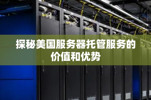 美国服务器托管有哪些优势  第1张