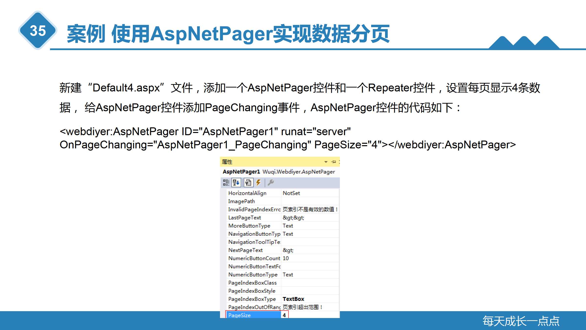 ASPNET中Repeater控件实现分页功能的疑问解答  第1张