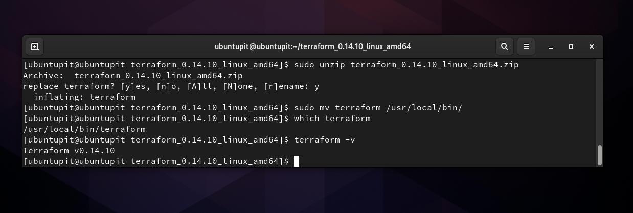 如何在Ubuntu服务器上安装Terraform  第1张