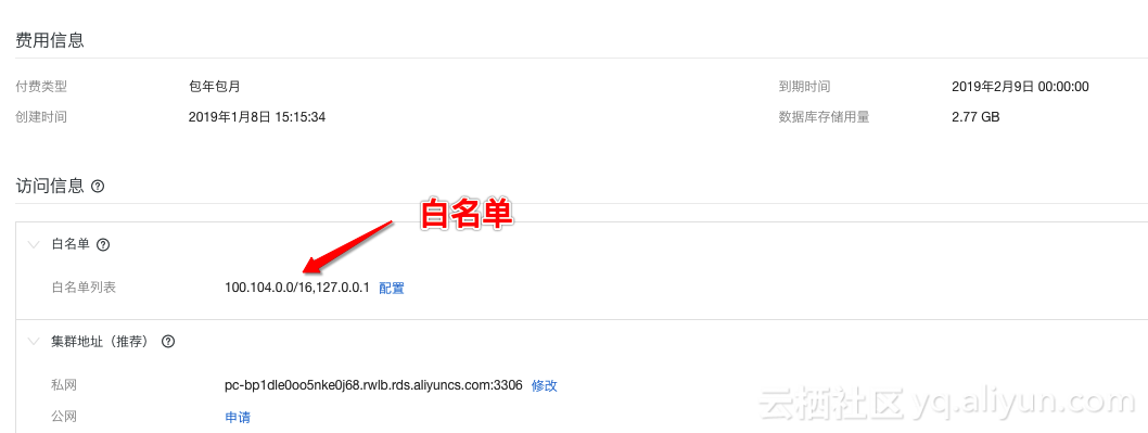 已经配置白名单，PolarDB 的访问地址还是无法连接上，怎么解决？  第1张