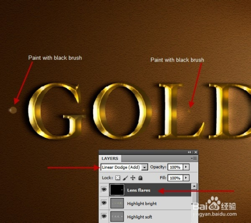 photoshop如何做金色的金属字（ps怎么做出金色金属效果）  第1张