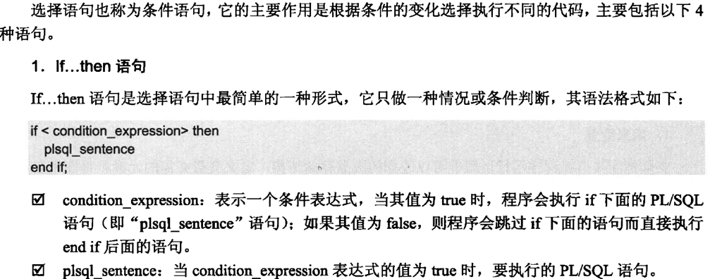 存储过程 if then语句  第1张