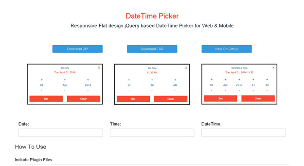 datetimepicker cdn