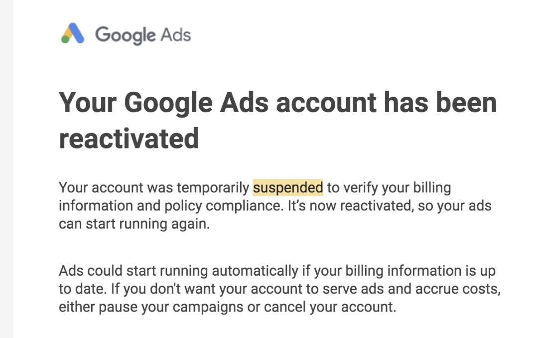 Google Ads账号被封怎么办？如何规避系统和反面软件的问题