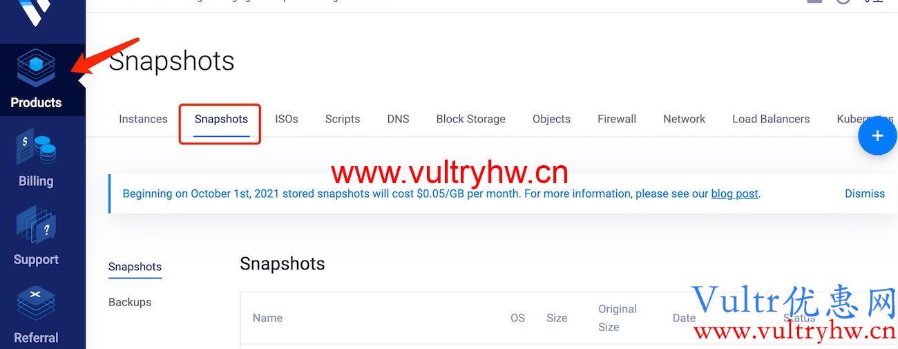 vultr快照和备份的区别  第1张