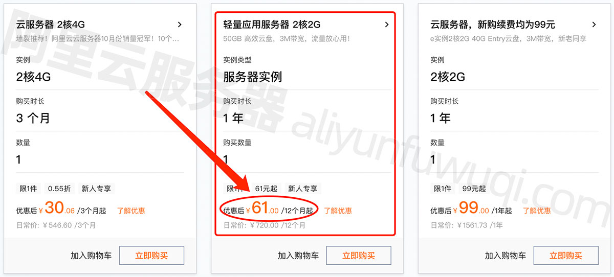 购买阿里云服务器的步骤是什么？  第1张