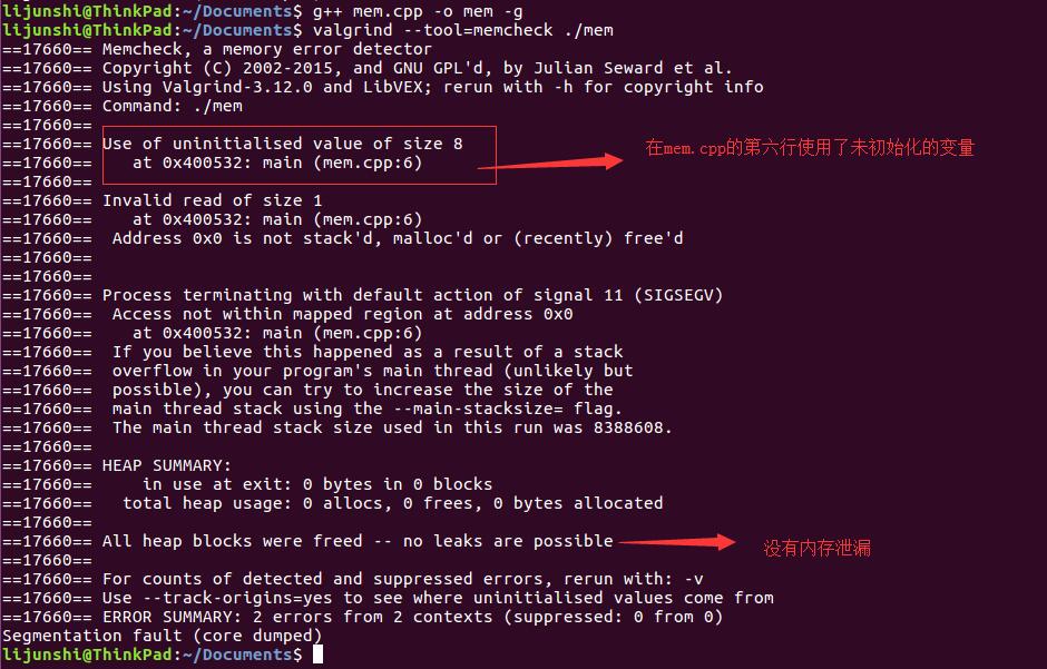 c内存泄露检测工具 linux