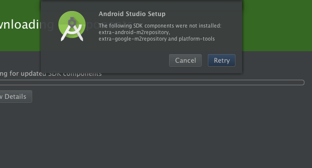 android studio打开报错  第1张