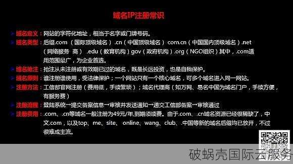 在注册域名时，有哪些常见的格式规范需要注意？