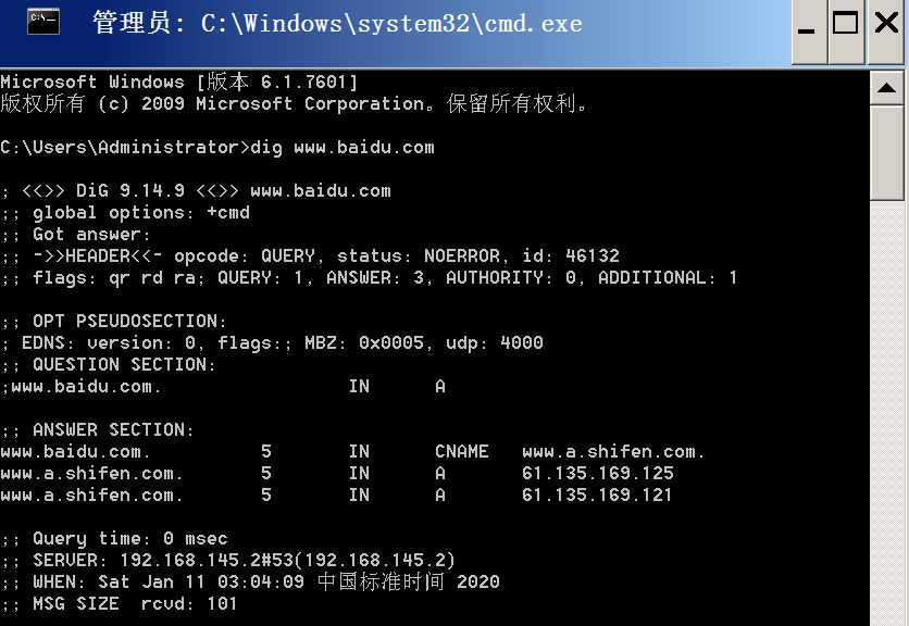 Windows系统下安装dig命令  第1张