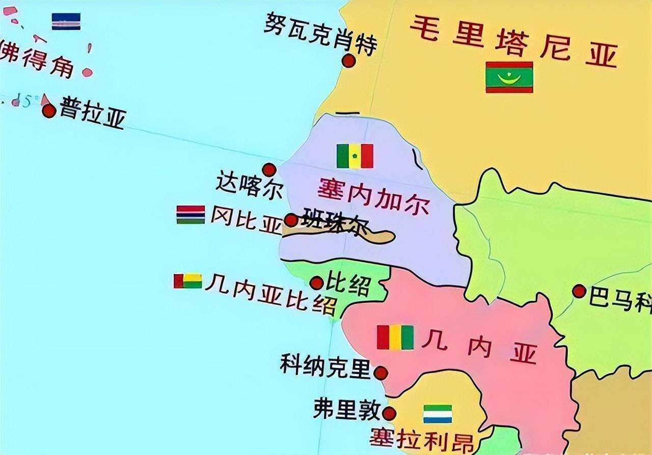 几内亚比绍在哪里地图  第1张